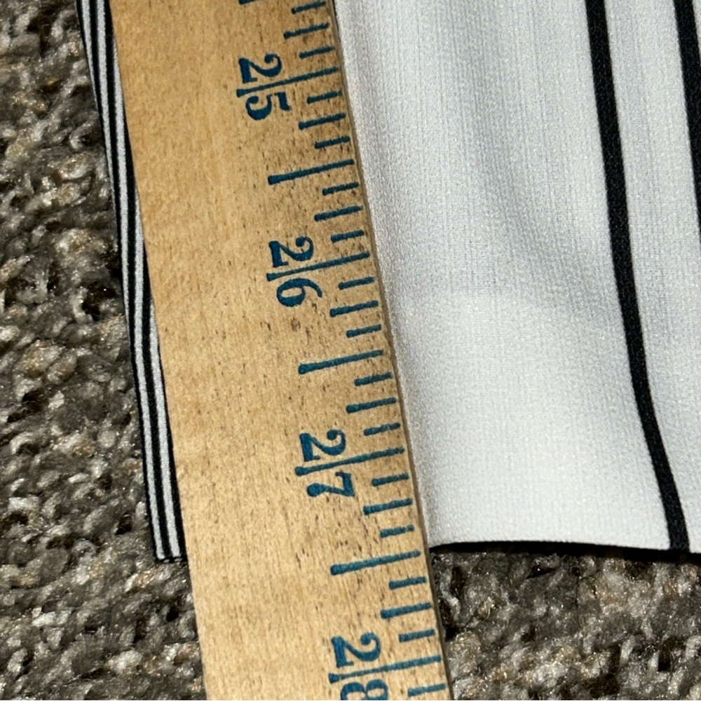 Joan Vass Wide Leg Striped Pants - Picture 8 of 8